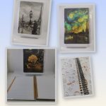 دفتر 100 برگ جلد سختِ طلاکوب  رحلی - Image 2