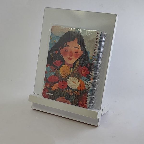 دفترچه جلد سخت طرحدار  سایز ۱/۸