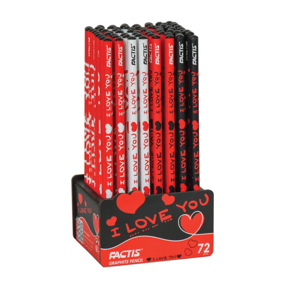 photo_2026-09-07_10-15-11 مداد مشکی فکتیس طرح I Love You - Image 1
